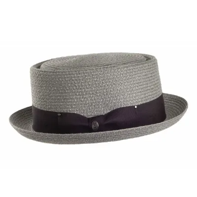Gray Toyo Pork Pie Hat - Traclet Reference: 5179 | Traclet Hat Shop
