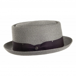 Toyo Grey Pork Pie Hat- Traclet