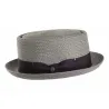 Chapeau Pork Pie Toyo Gris- Traclet Reference : 5179 | Chapellerie Traclet
