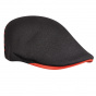 Panel Stripe 507 Cap Black with red stripes - Kangol