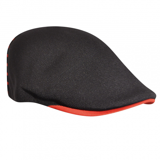 Panel Stripe 507 Cap Black with red stripes - Kangol