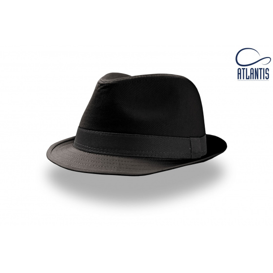 hip hop hat - Chapeau Trilby Petit Hip-Hop Coton noir