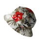 White Floral Bucket Hat