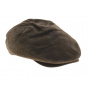 Brown Leather Flat Cap Ralph