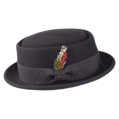 Chapeau Pork Pie walworth Noir