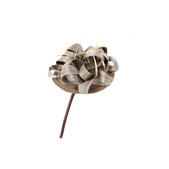 Marine - garniture marron pour cheveux  Marine - garniture marron pour cheveux