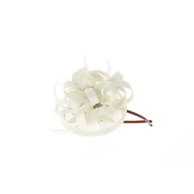 Serre-tête Marine - Garniture blanche pour cheveux  Reference : 5269 | Chapellerie Traclet