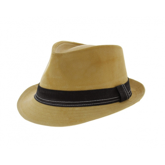 Trilby Hat - Brown Strike