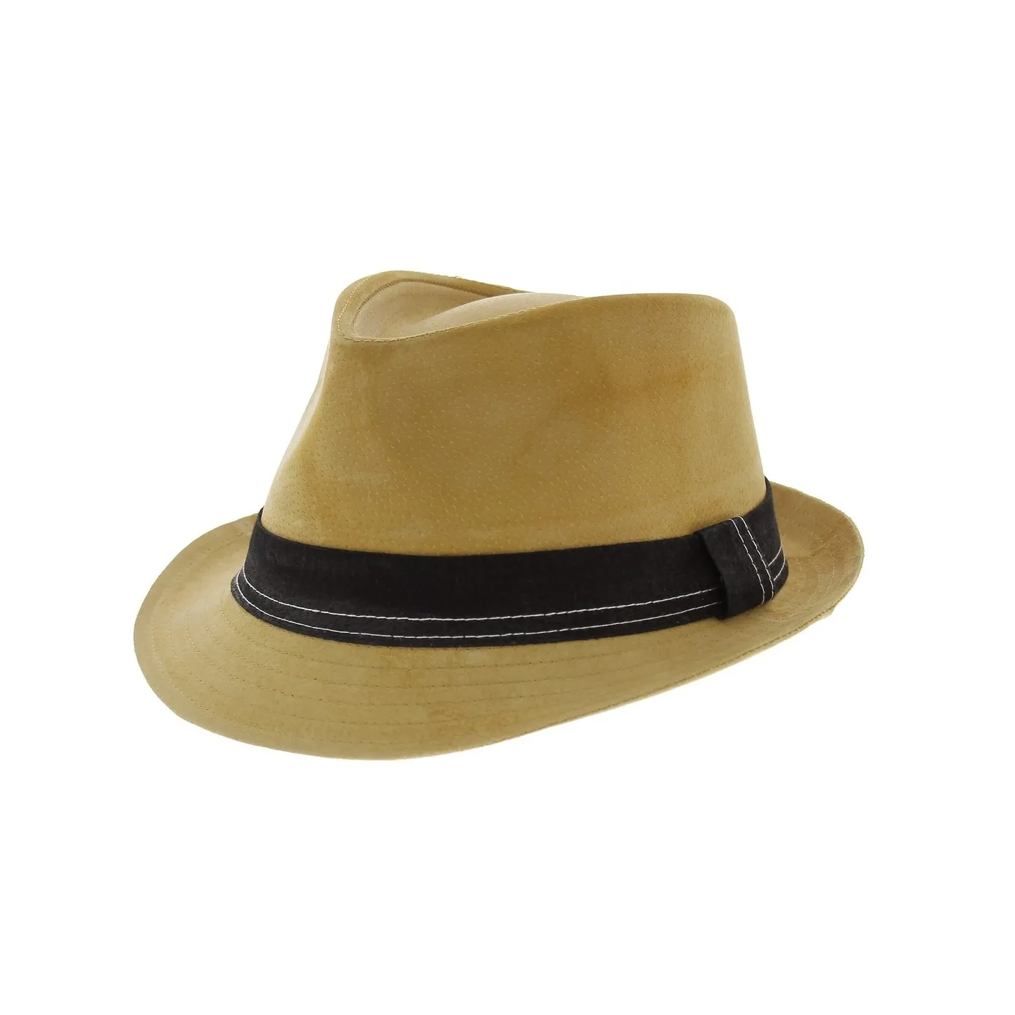 Chapeau Trilby cuir - Strike Marron - Boutique Traclet Reference : 5283 | Chapellerie Traclet