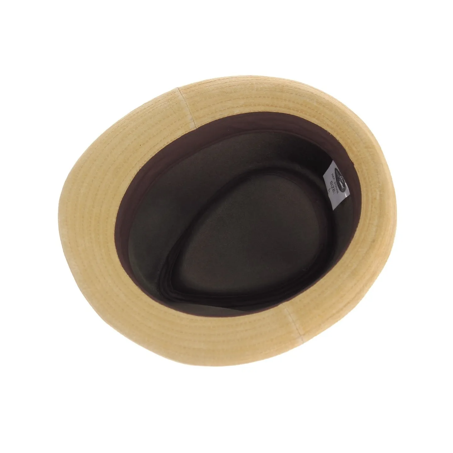 Chapeau Trilby cuir - Strike Marron - Boutique Traclet Reference : 5283 | Chapellerie Traclet