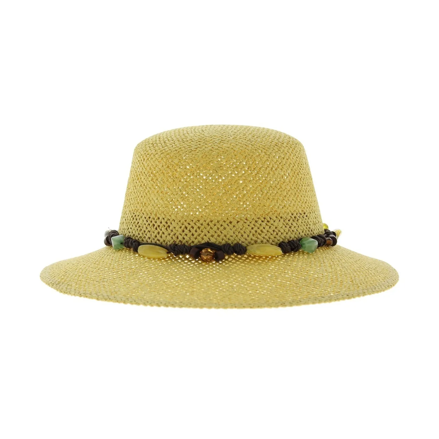 casquette de paille giuditta beige - Chapellerie Traclet Reference : 3469 | Chapellerie Traclet