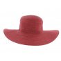 Summer Wide Brim Hat Lea Berry Red
