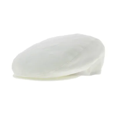 Casquette Plate blanche -casquette plate vintage Reference : 5318 | Chapellerie Traclet