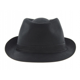 Chapeau Trilby Coton Noir