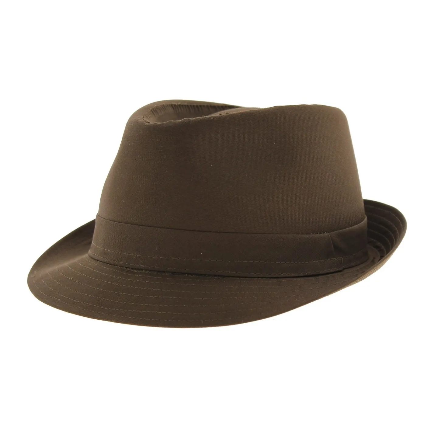 Chapeau Trilby Cotton Marron Reference : 5330 | Chapellerie Traclet