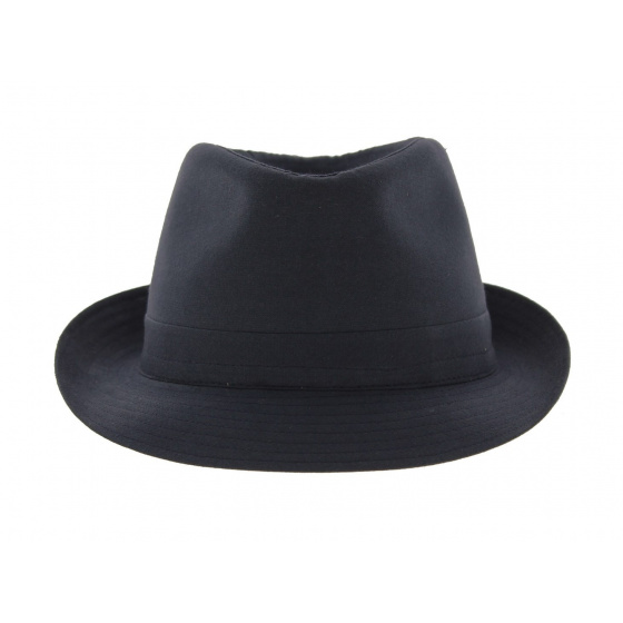 Chapeau trilby Coton Bleu Marine Chapeau trilby Coton Bleu Marine