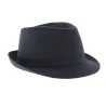 chapeau tissu coton trilby marine - chapeau petit bord marine Reference : 3769 | Chapellerie Traclet
