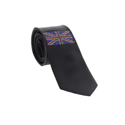 UK Rhinestone Silk Tie Reference: 5343 | Traclet Hat Shop