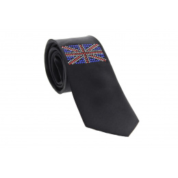 Cravate Soie Strass UK