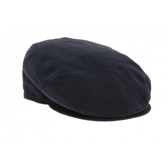 Navy Bostone Flat Cap