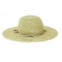 Wide-Brimmed Sun Hat - Dorfman - Ecru color