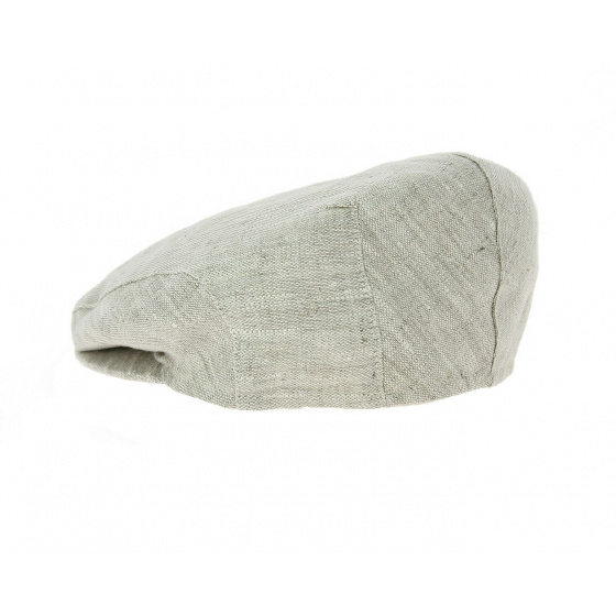 Adriatic Linen Flat Cap - Traclet