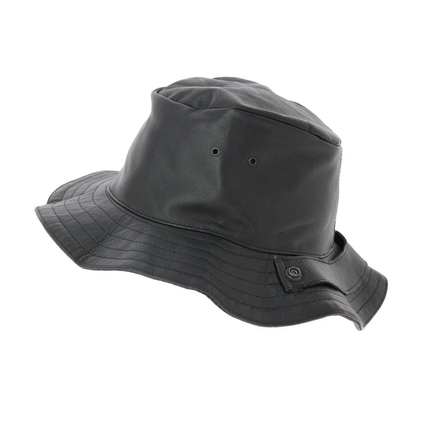 chapeau cuir style traveller Reference : 984 | Chapellerie Traclet