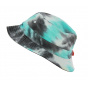 Starburst Tie Dye Reversible Bucket Hat - Blue