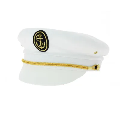 Casquette Comodore Royan blanche Reference : 5419 | Chapellerie Traclet