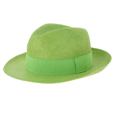 Manabi Panama hat - Green Reference: 5442 | Traclet Hatmakers