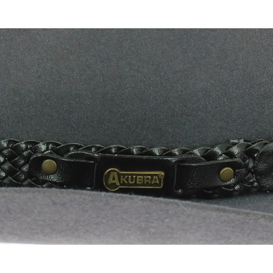 Akubra Snow River Felt Hat - Grey