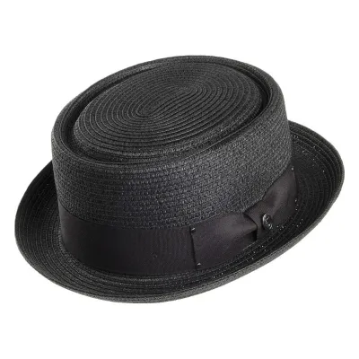 Chapeau Pork pie Noir - Traclet