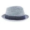 Chapeau Trilby Lowball - Cielo - trilby paille Reference : 5483 | Chapellerie Traclet