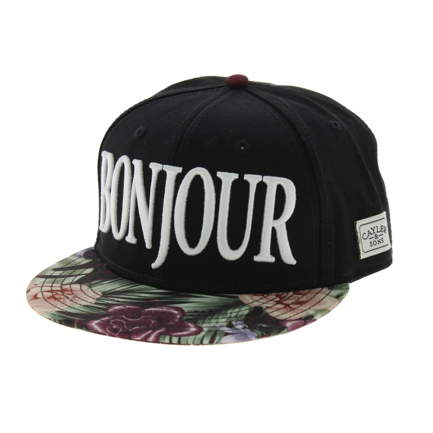 Casquette Snapback C&S - Bonjour  Reference : 5519 | Chapellerie Traclet