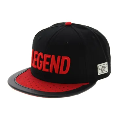 Casquette Snapback C&S - Legend noire rouge Reference : 5525 | Chapellerie Traclet