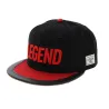 Casquette Snapback C&S - Legend noire rouge Reference : 5525 | Chapellerie Traclet