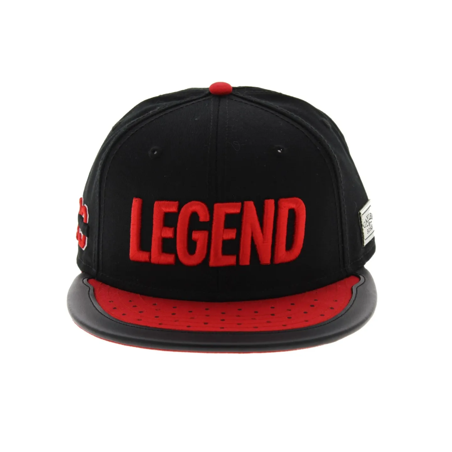Casquette Snapback C&S - Legend noire rouge Reference : 5525 | Chapellerie Traclet