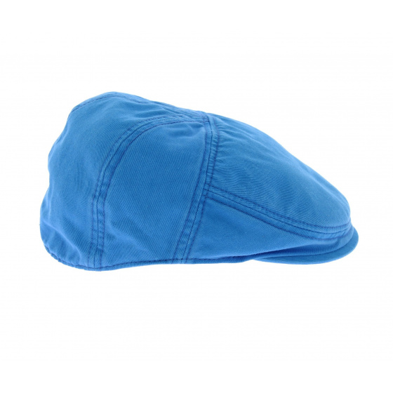 Stetson Sky Blue Cotton Paradise Flat Cap