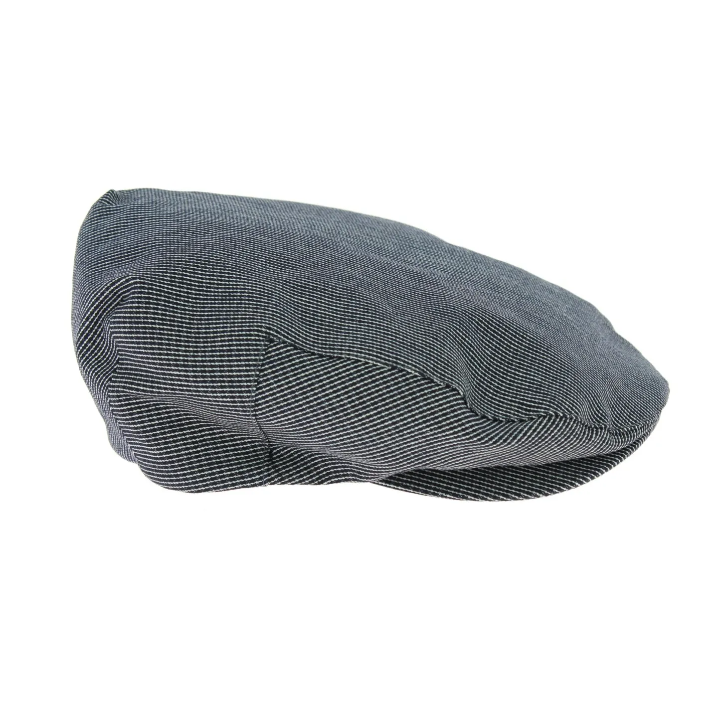 Casquette plate Barrel Navy Stripes - Brixton Reference : 5543 | Chapellerie Traclet