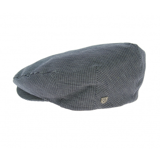 Barrel Navy Stripes Flat Cap - Brixton Barrel Navy Stripes Flat Cap - Brixton