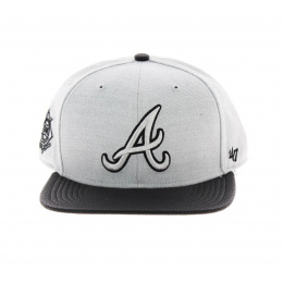 Atlanta Braves grey cap - 47 Brand