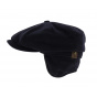 Navy Hatteras Cap with ear flaps - Stetson