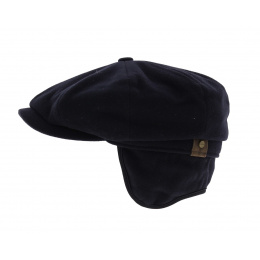 Hatteras navy cap with earflaps - Stetson