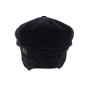 Navy Hatteras Cap with ear flaps - Stetson