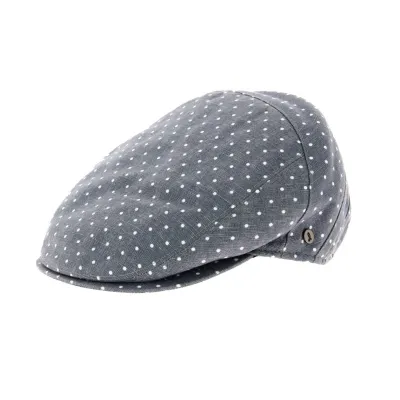 Casquette plate à pois - Doria - casquette d'été Reference : 5618 | Chapellerie Traclet