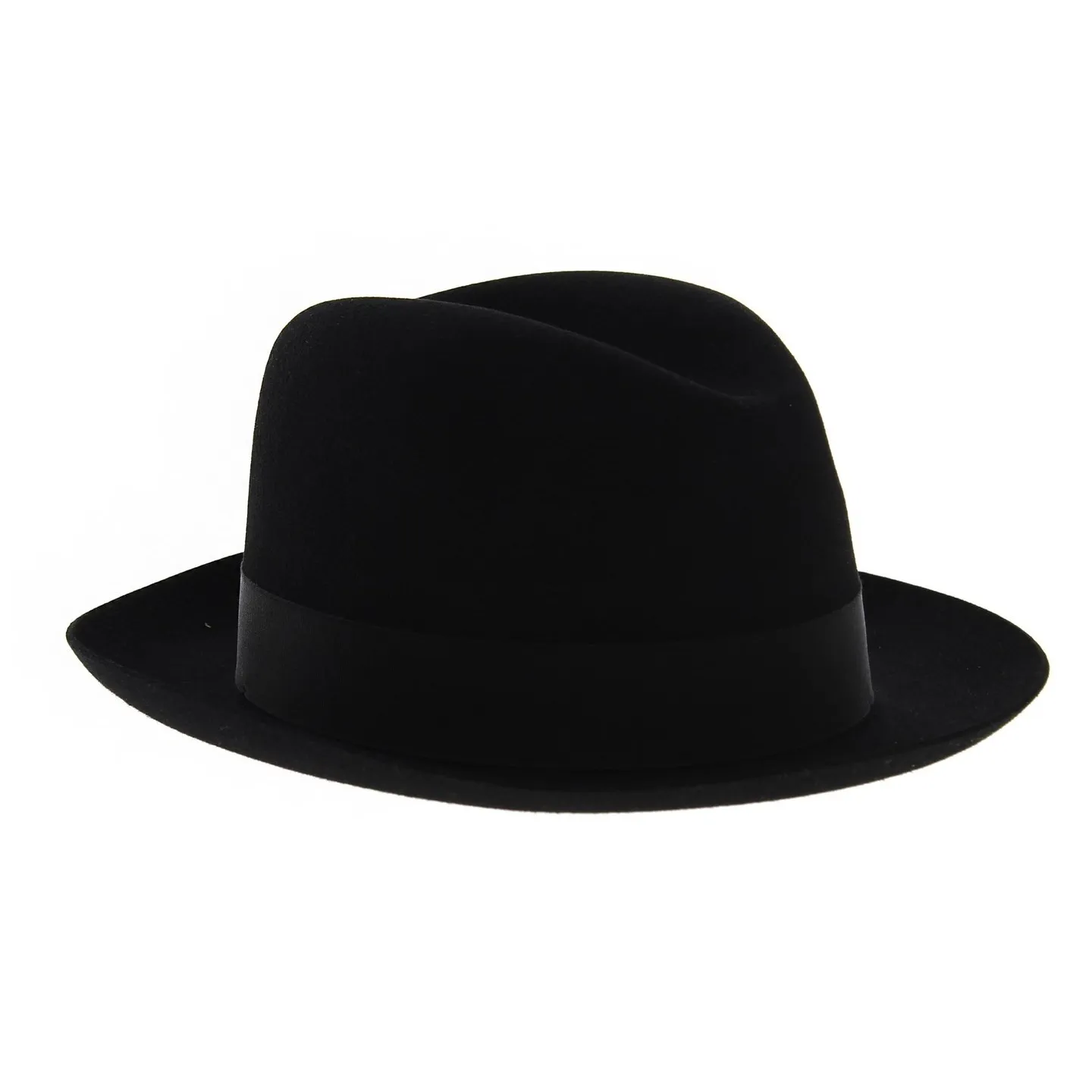 Chapeau Fedora Feutre noir - Tonak Reference : 5650 | Chapellerie Traclet