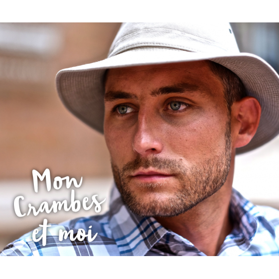 Chapeau safari Tanzanie‎ Coton Beige UPF 50+ - Crambes