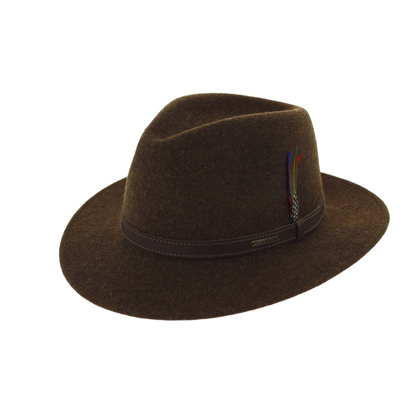 Chapeau Powell Woolfelt Marron - Stetson
