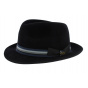 Black Fur Felt Trilby Hat - Flechet