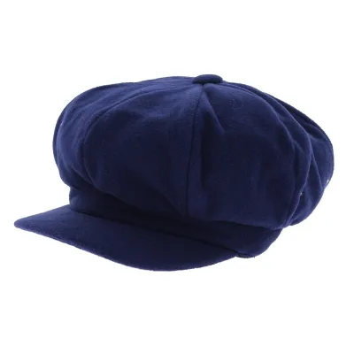 Casquette gavroche polaire bleu marine Reference : 4244 | Chapellerie Traclet